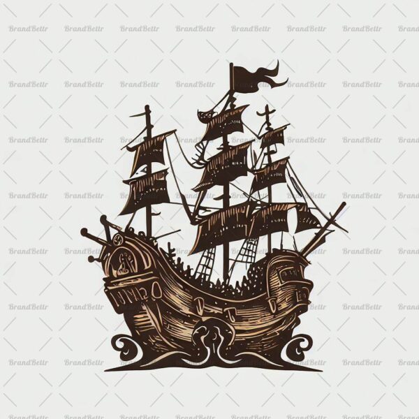 Antikes Piratenschiff